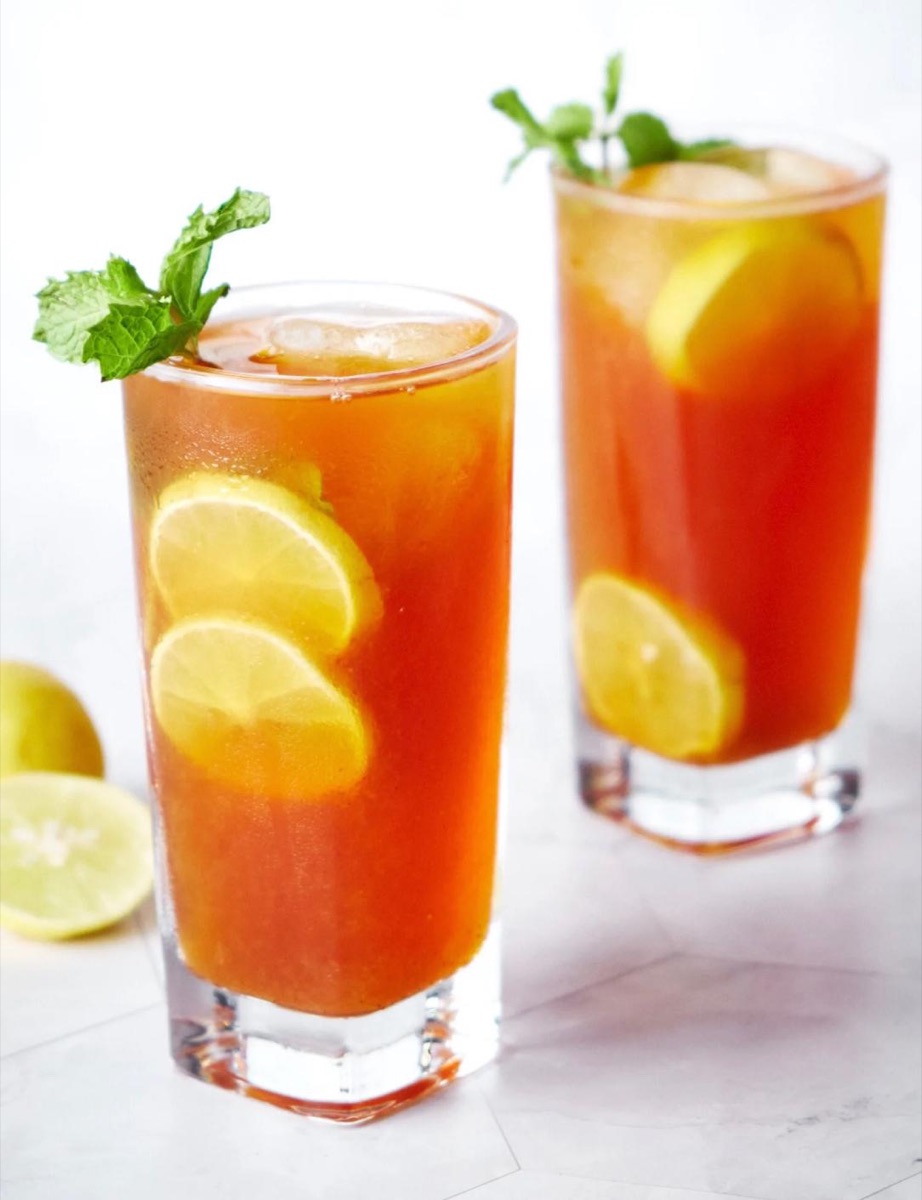 Lemon tea hot or cold at Penang City Forest Gate